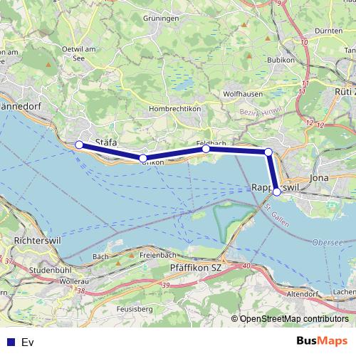 Ev bus Line Map