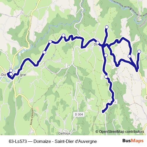 63-Ls573 bus Line Map
