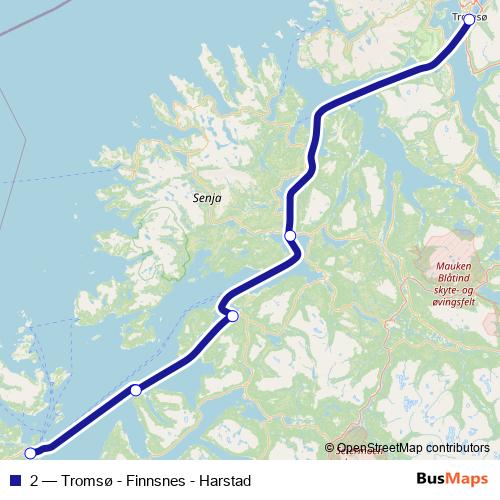 2 ferry Line Map