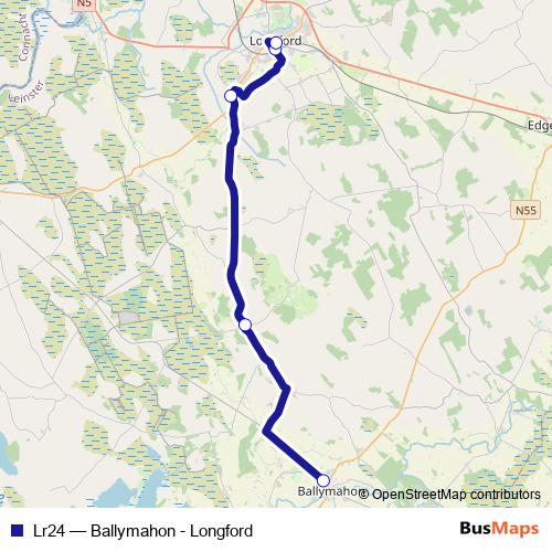 Lr24 bus Line Map