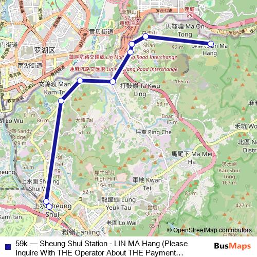 59k bus Line Map