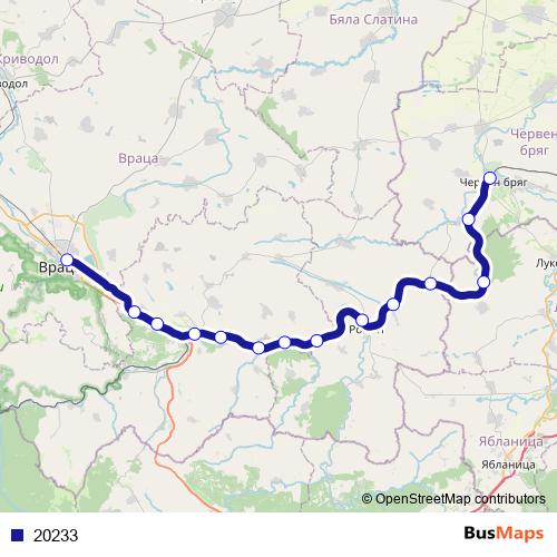 20233 rail Line Map