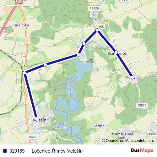 320169 bus Line Map