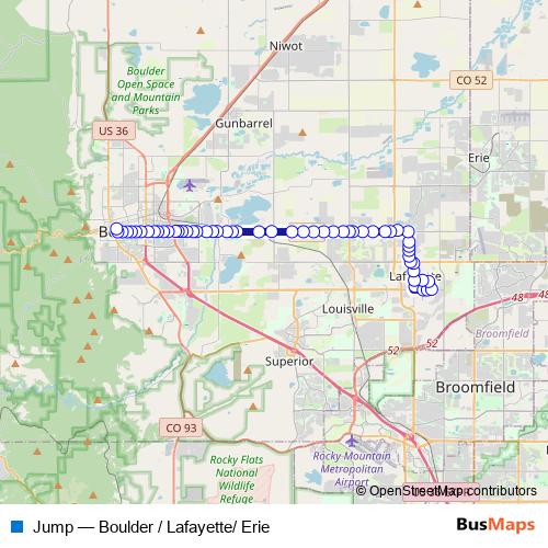 Jump bus Line Map