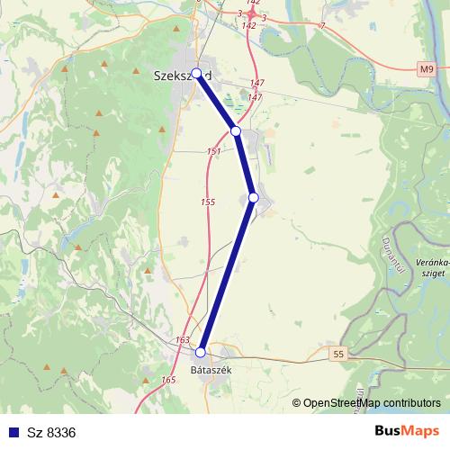 Sz 8336 rail Line Map