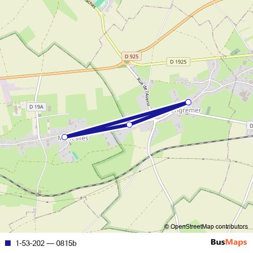 1-53-202 bus Line Map