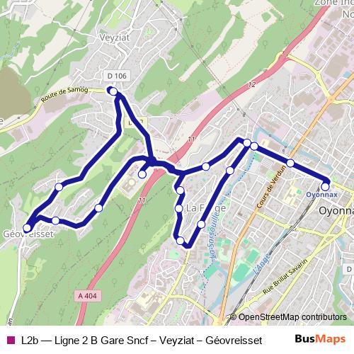 L2b bus Line Map