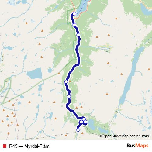 R45 rail Line Map