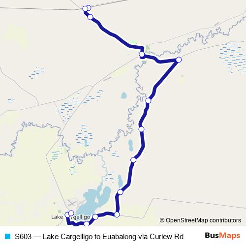 S603 bus Line Map