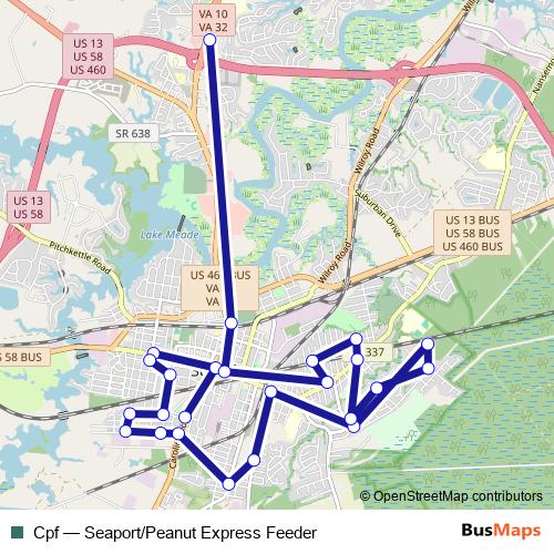 Cpf bus Line Map