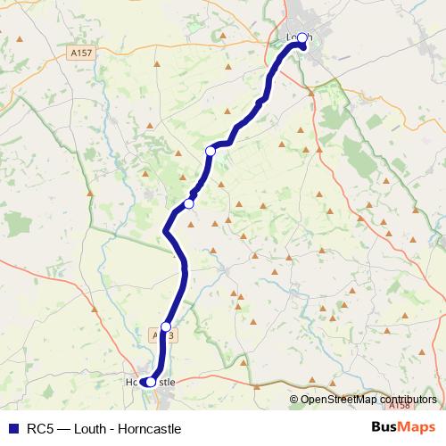 RC5 bus Line Map