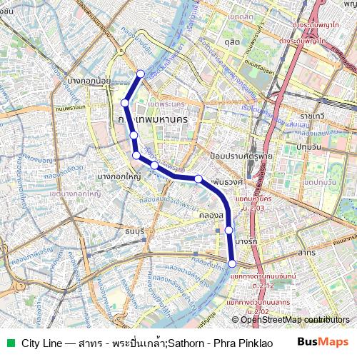 City Line ferry Line Map