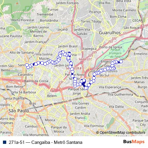 271a-51 bus Line Map