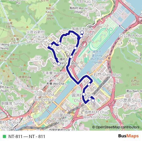 NT-811 bus Line Map