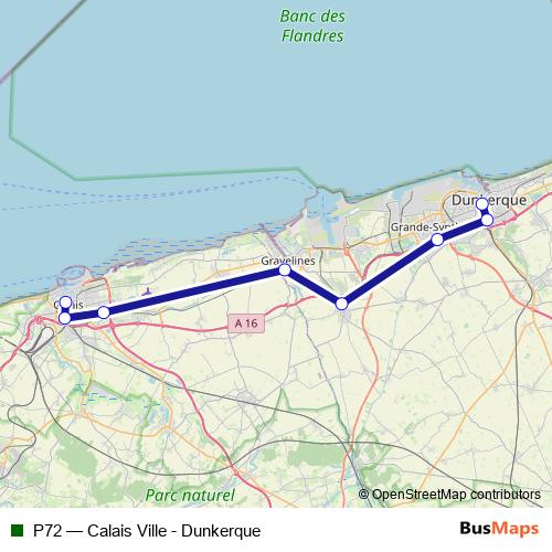 P72 rail Line Map