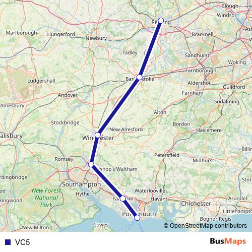 VC5 bus Line Map