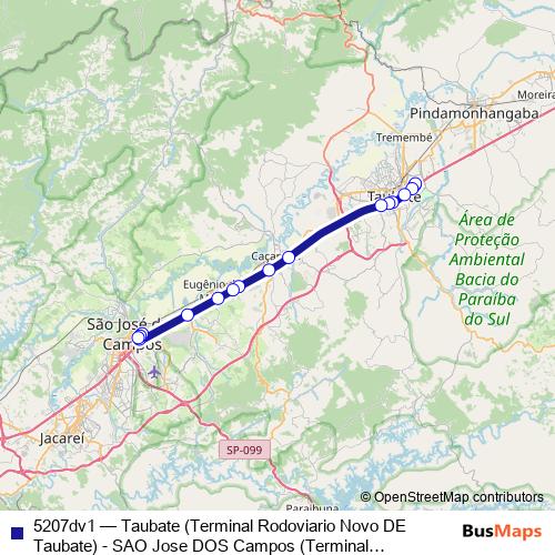 5207dv1 bus Line Map