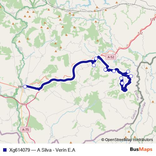 Xg614079 bus Line Map