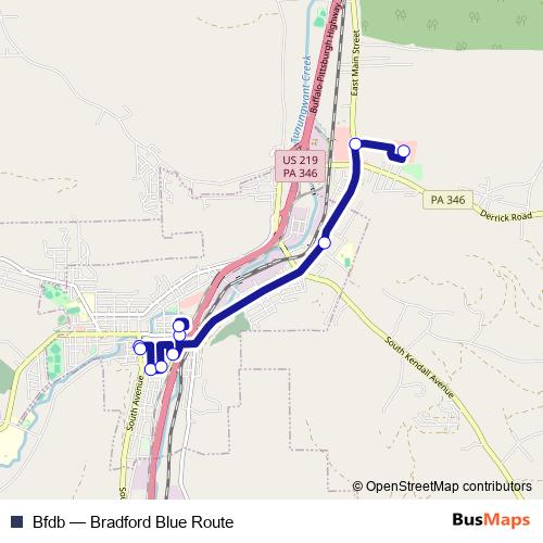 Bfdb bus Line Map