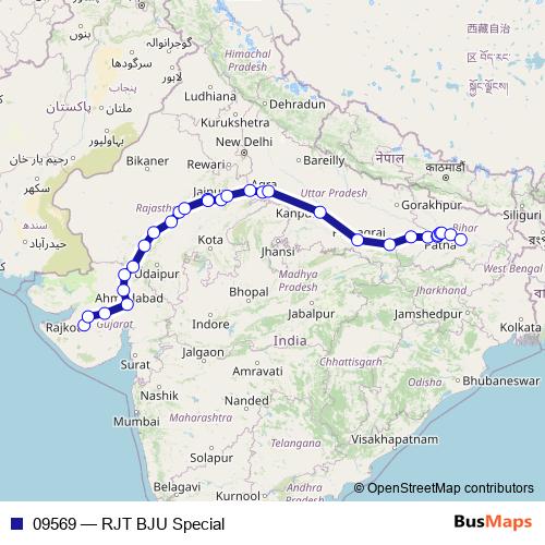 09569 rail Line Map