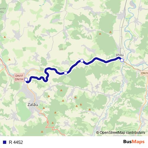 R 4452 rail Line Map