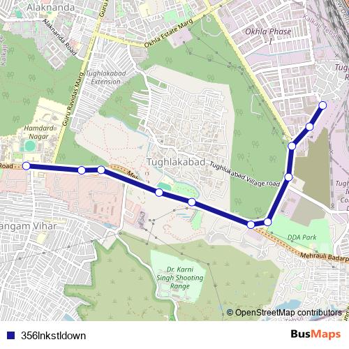 356lnkstldown bus Line Map
