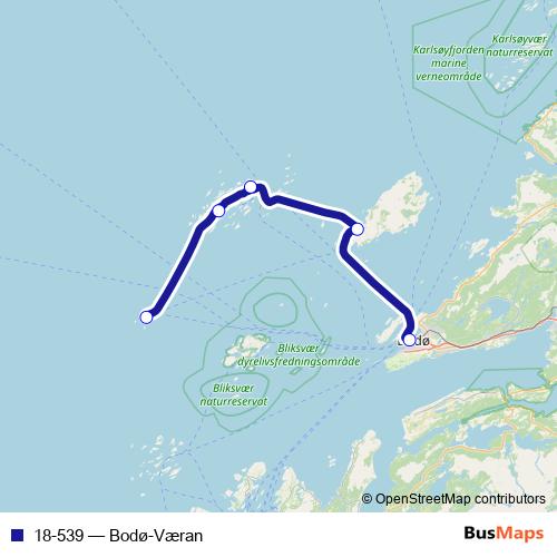 18-539 ferry Line Map