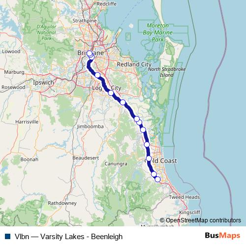 Vlbn rail Line Map