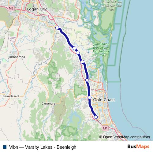 Vlbn rail Line Map