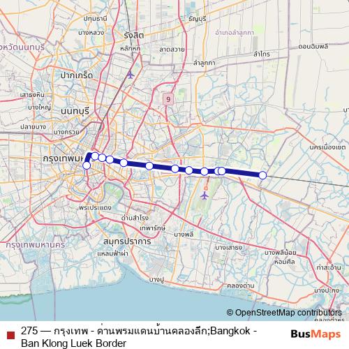 275 rail Line Map