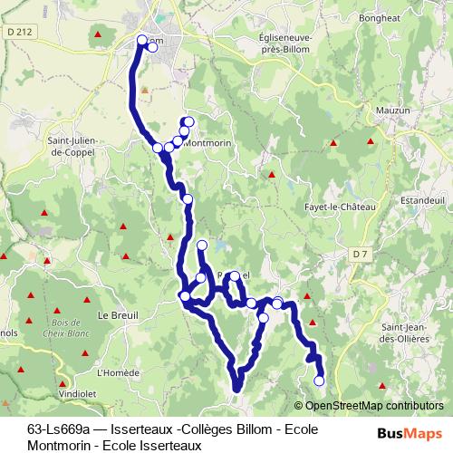 63-Ls669a bus Line Map