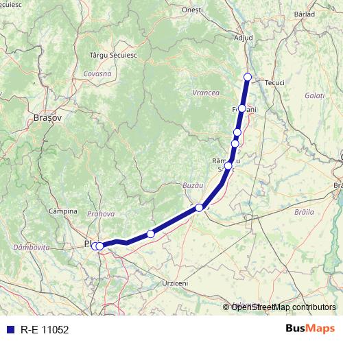 R-E 11052 rail Line Map