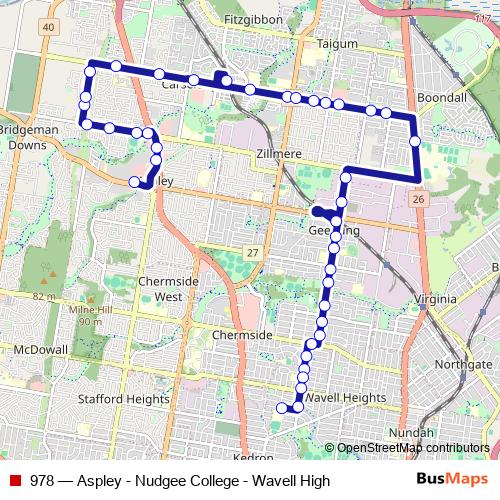 978 bus Line Map