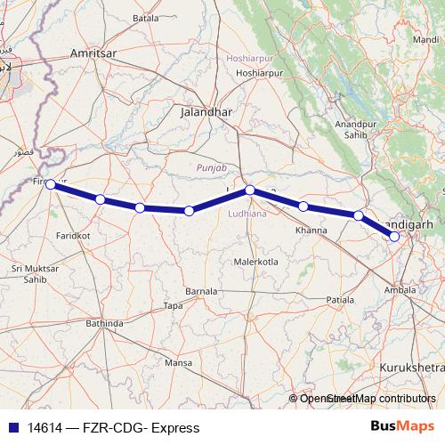 14614 rail Line Map