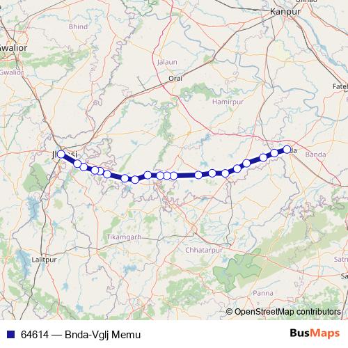 64614 rail Line Map