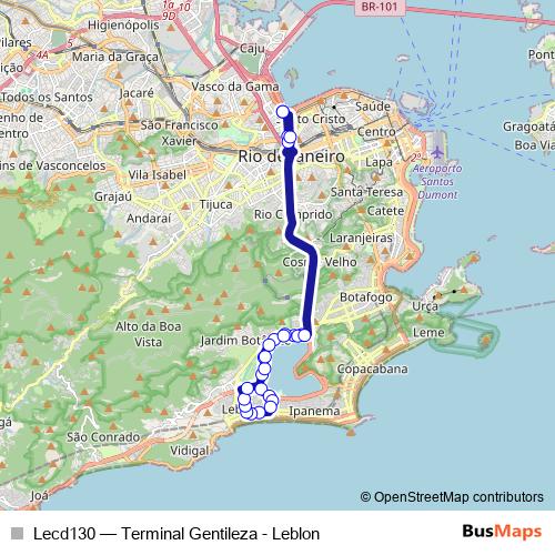 Lecd130 bus Line Map