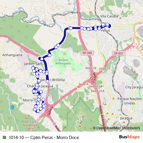 1014-10 bus Line Map