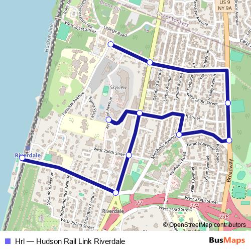 Hrl bus Line Map