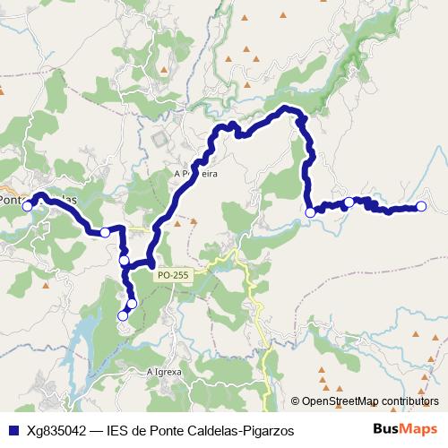 Xg835042 bus Line Map