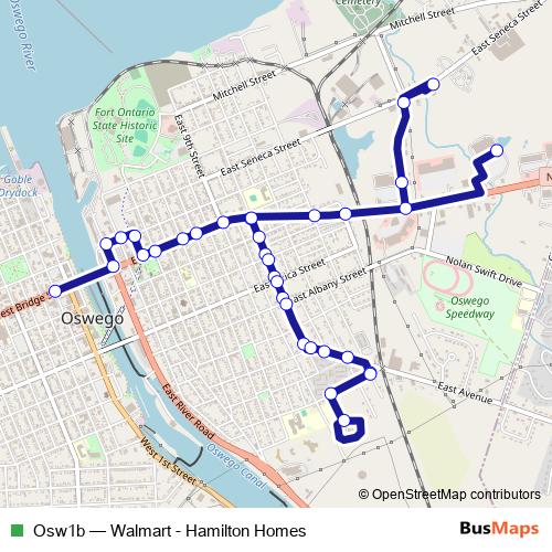 Osw1b bus Line Map