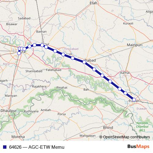 64626 rail Line Map