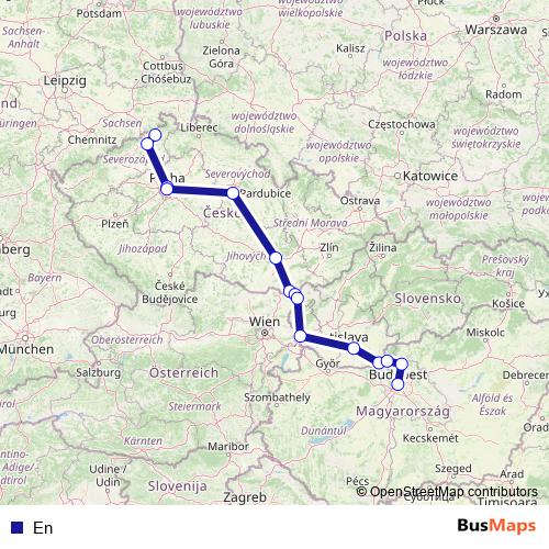 En rail Line Map