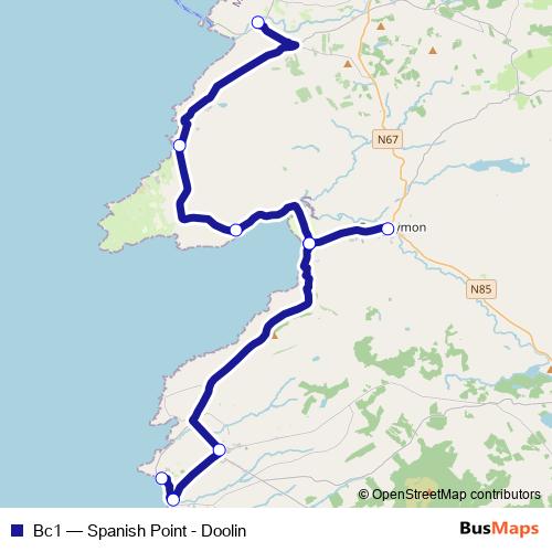 Bc1 bus Line Map