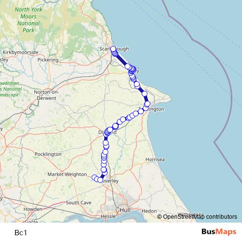 Bc1 bus Line Map