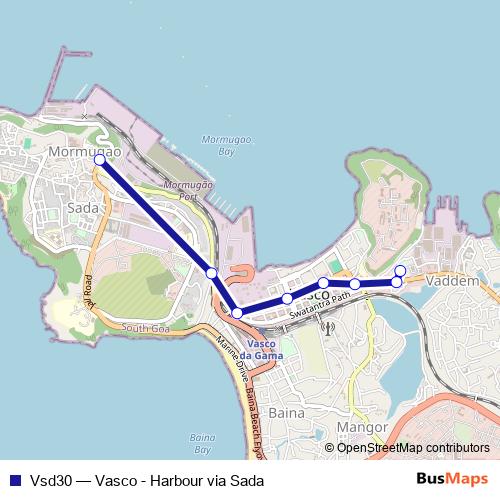 Vsd30 bus Line Map