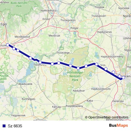 Sz 6635 rail Line Map