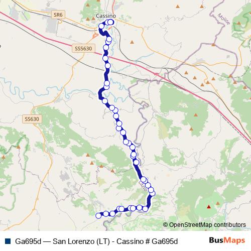 Ga695d bus Line Map