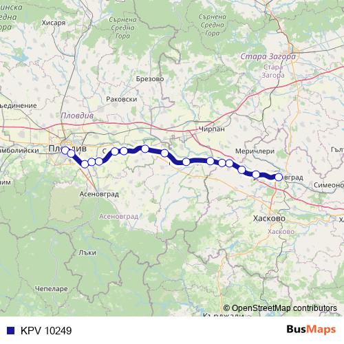 KPV 10249 rail Line Map