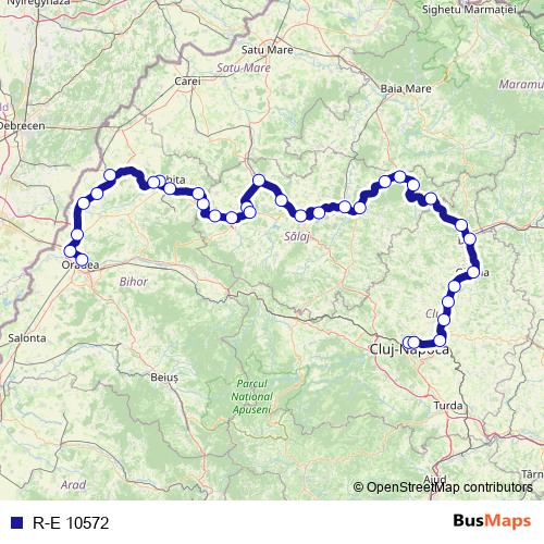 R-E 10572 rail Line Map