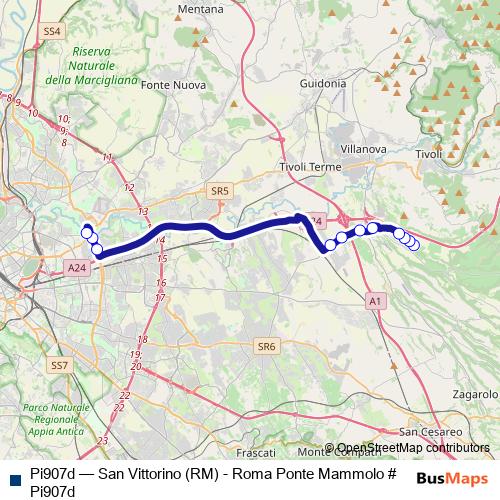 Pi907d bus Line Map